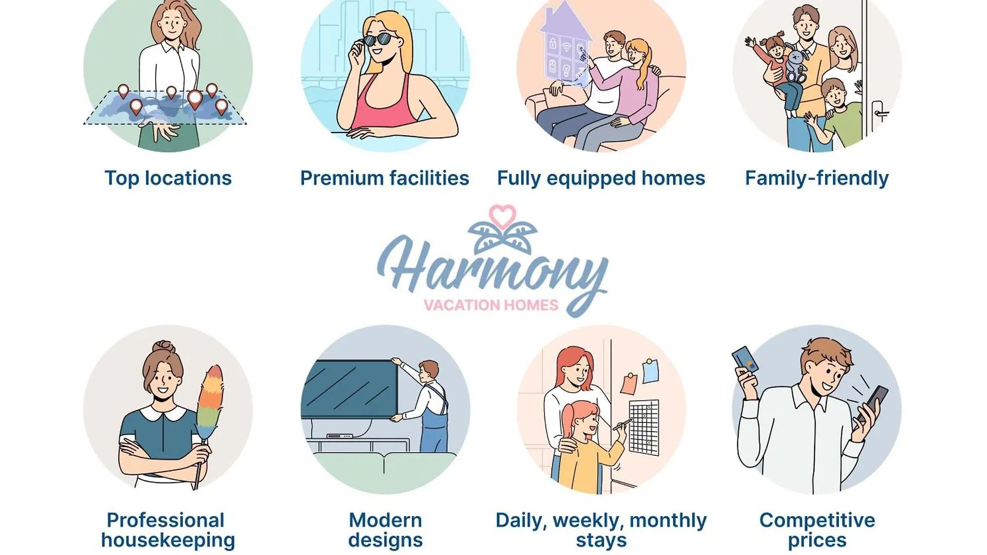 Appartamento Harmony Vacation Homes - Balqis Residence Dubai
